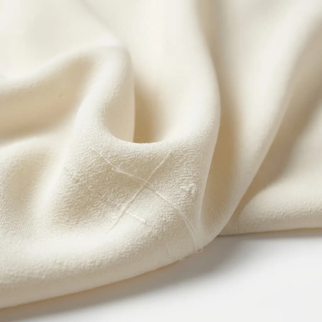 Belgravia Ivory Wool Silk Crepe 3