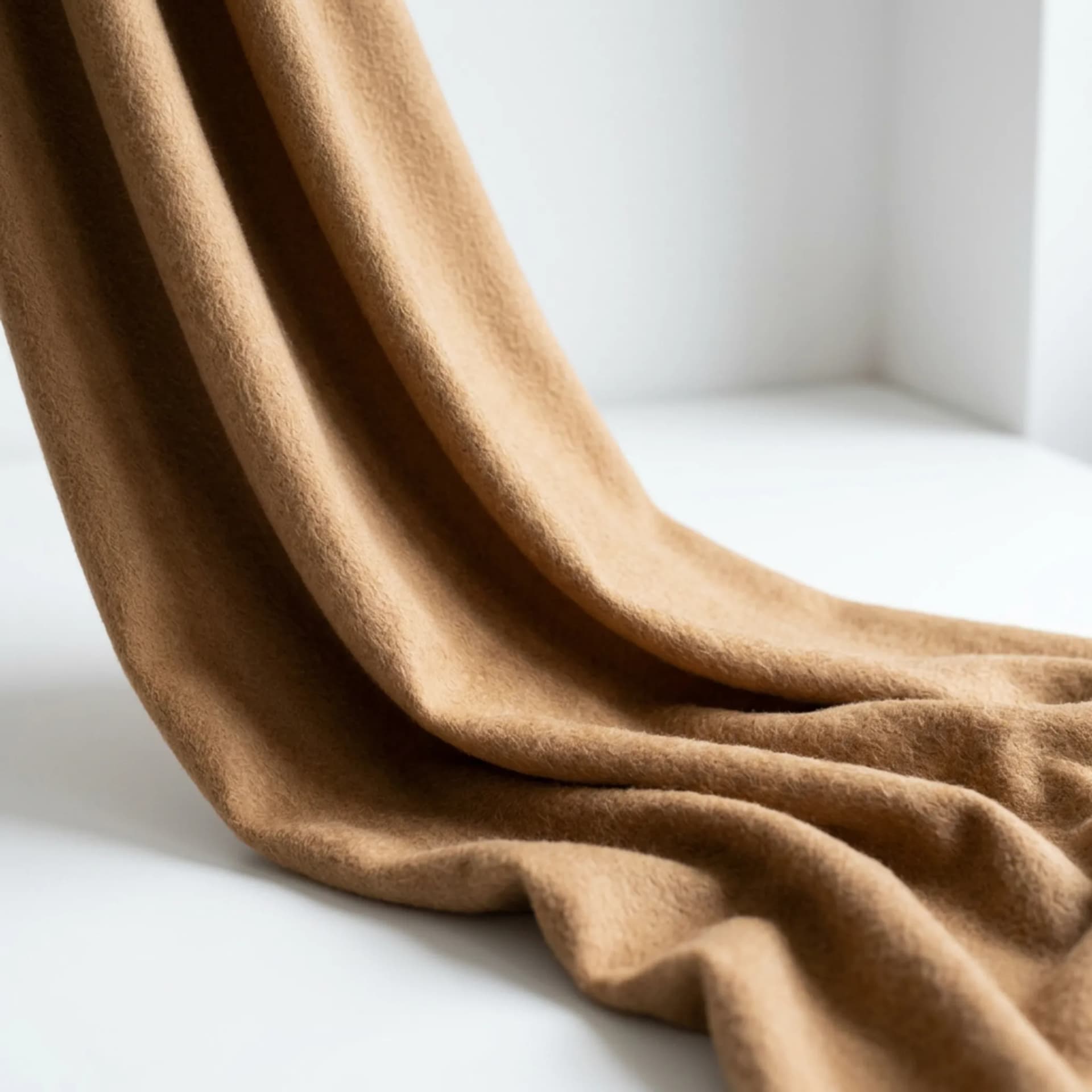 Mayfair Camel Wool Cashmere Flannel 4