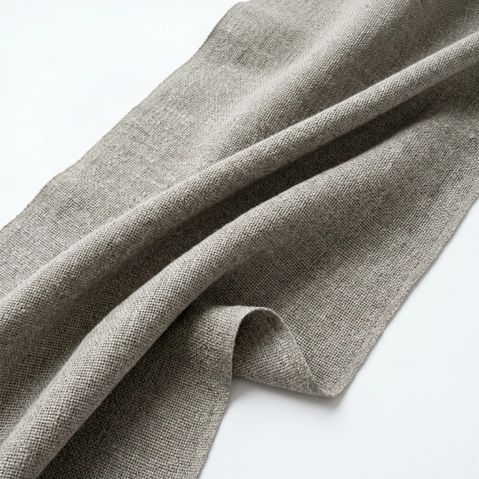 Piccadilly Stone Linen-Wool Hopsack 4