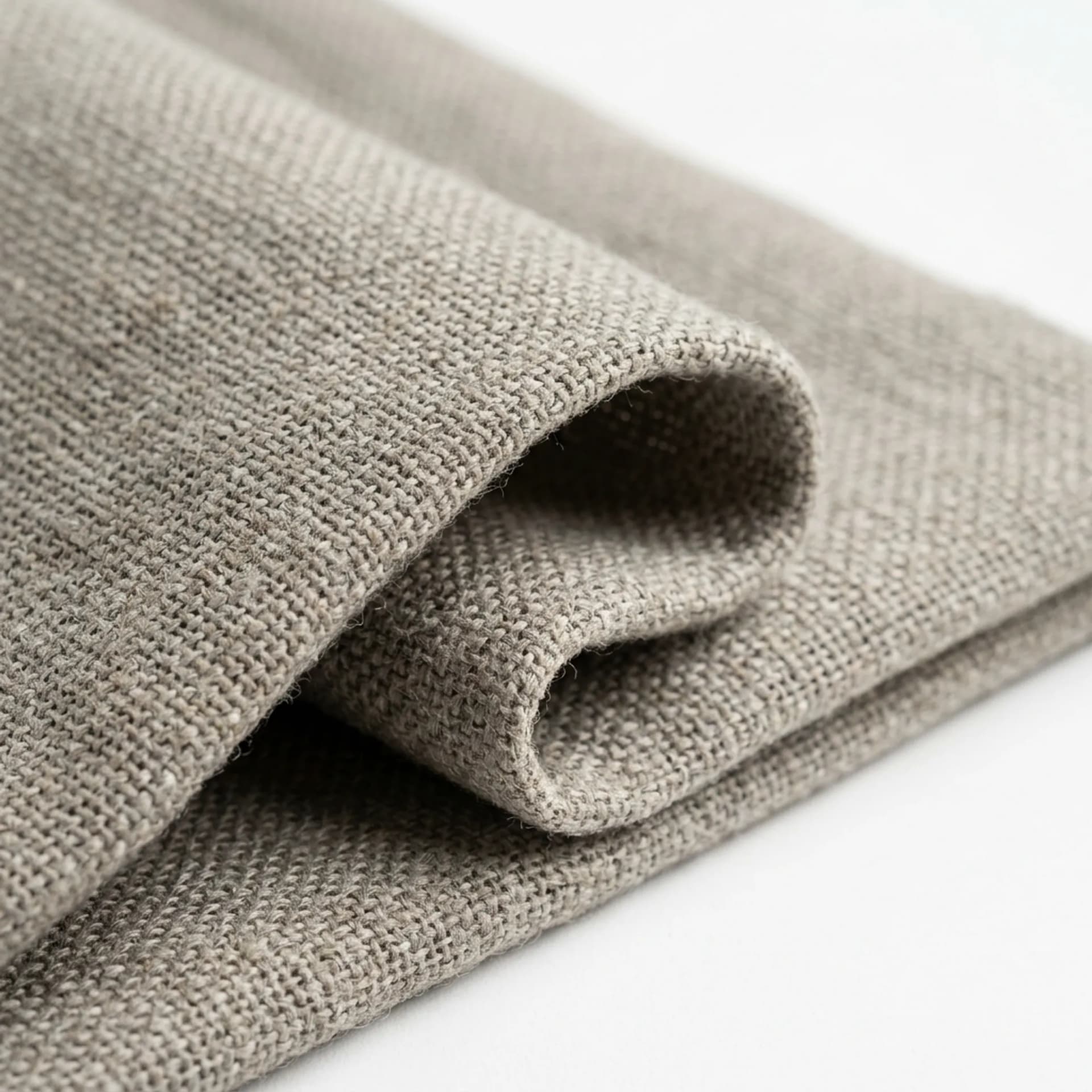 Piccadilly Stone Linen-Wool Hopsack 3
