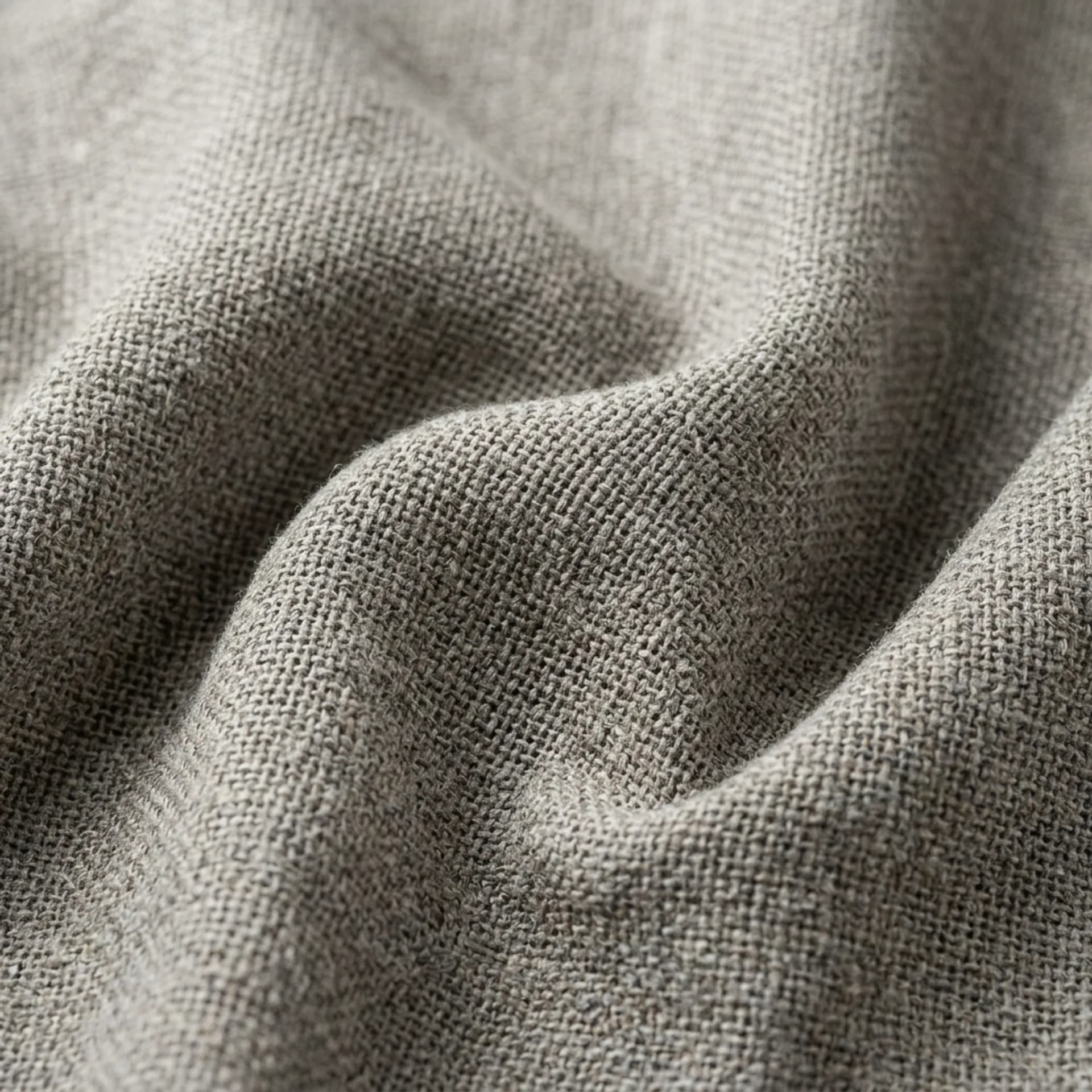 Piccadilly Stone Linen-Wool Hopsack 1