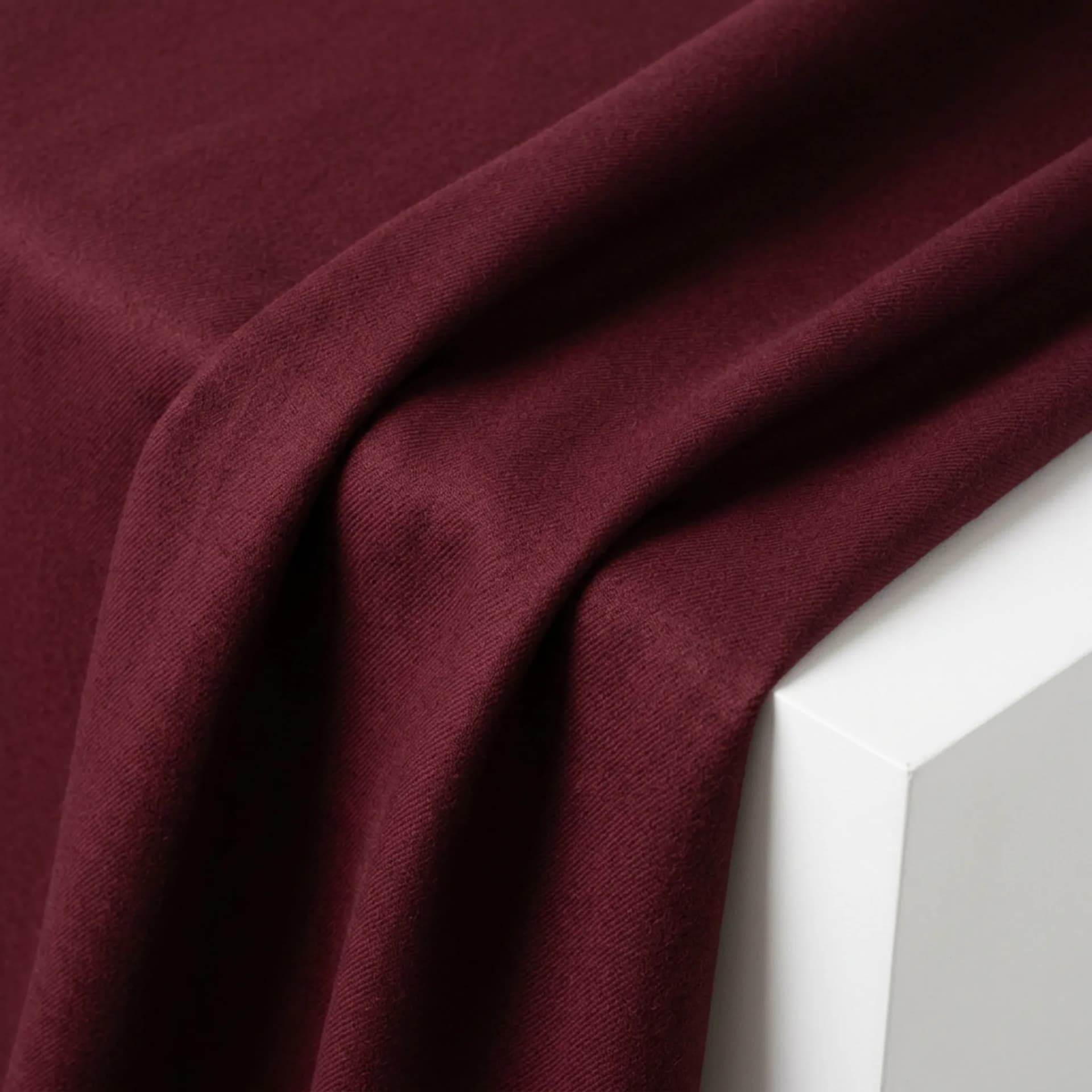 Soho Burgundy Brushed Cotton Twill 4