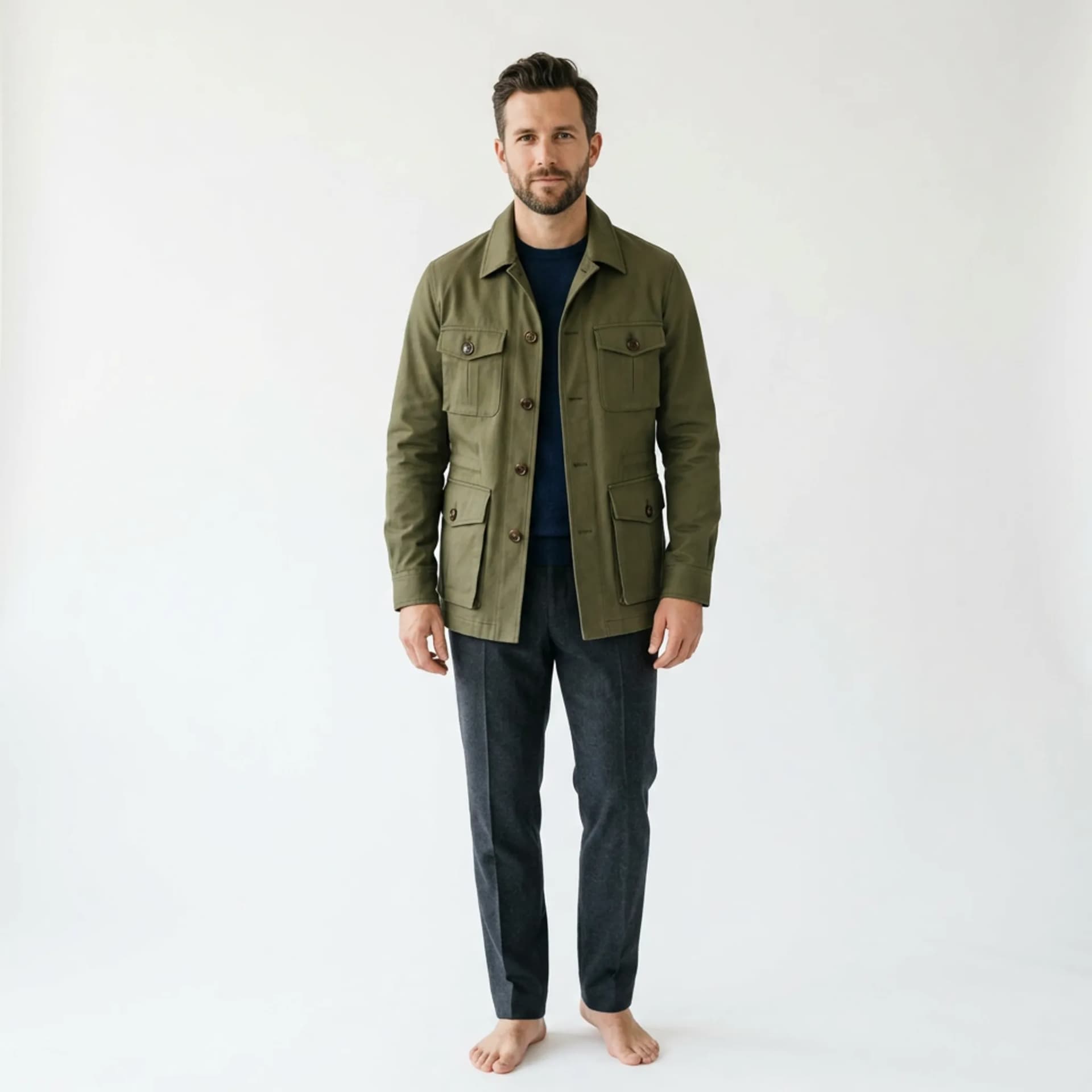 Richmond Olive Field Jacket 2