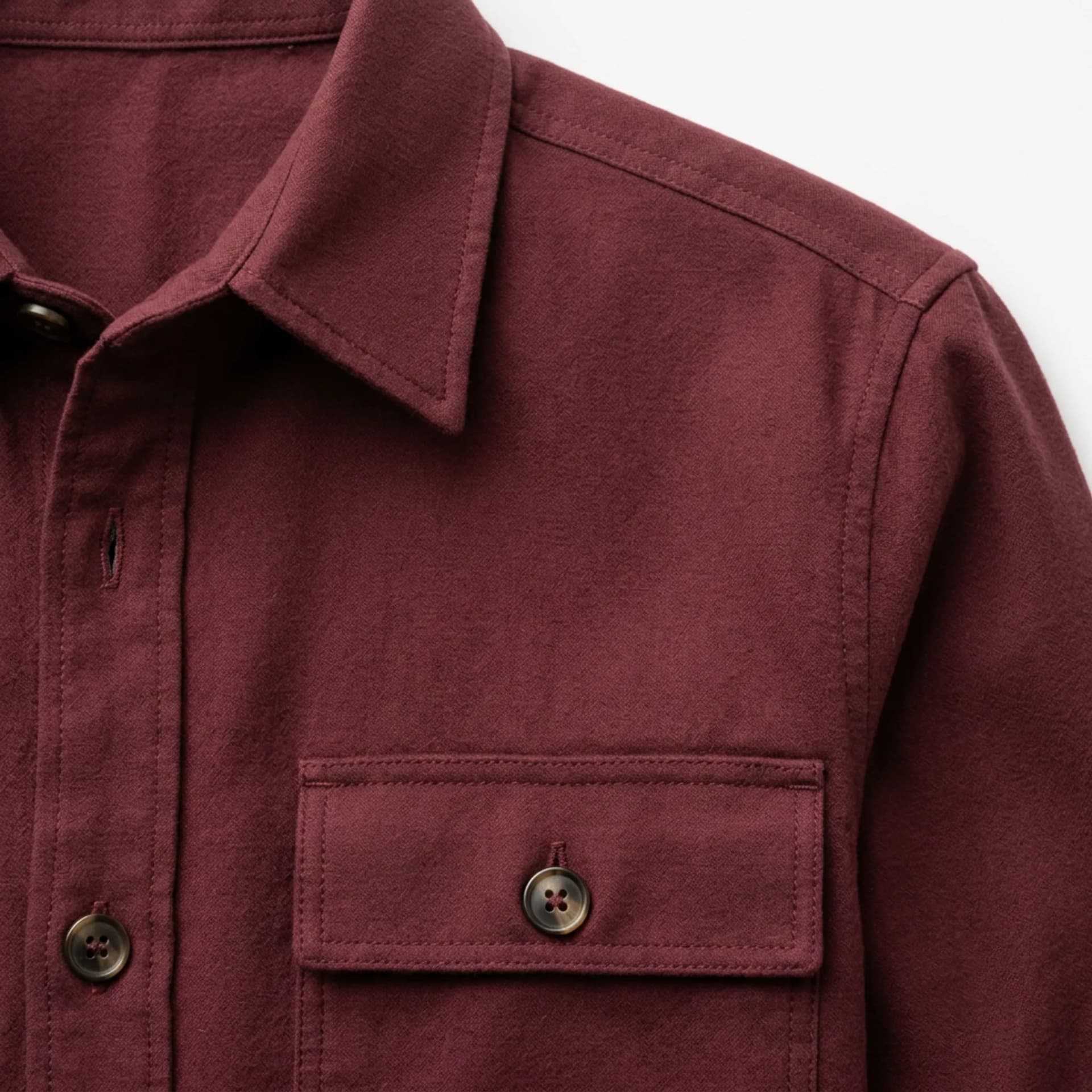 Soho Burgundy Overshirt Jacket 3