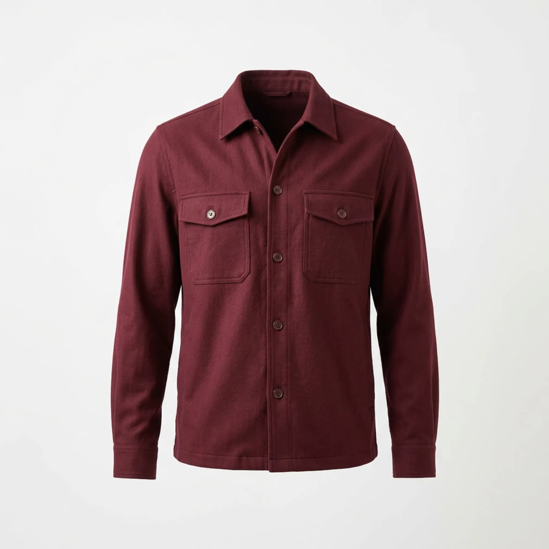 Soho Burgundy Overshirt Jacket