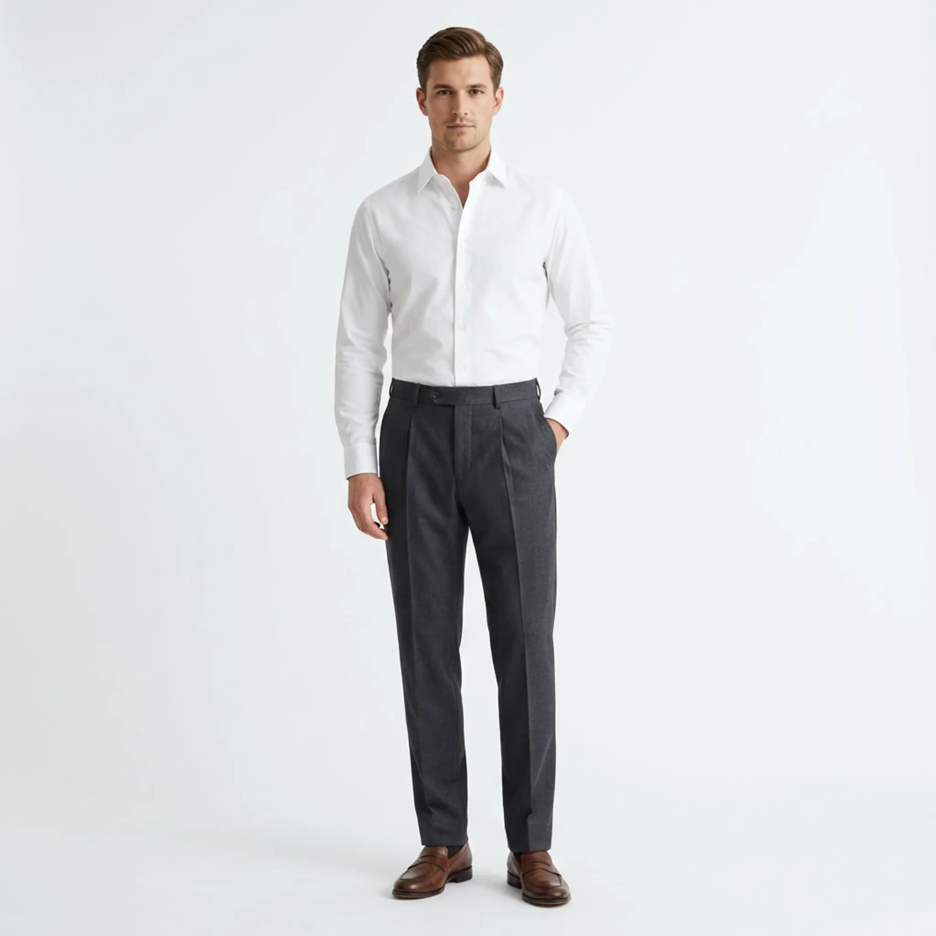 Marylebone Pleated Trousers 2
