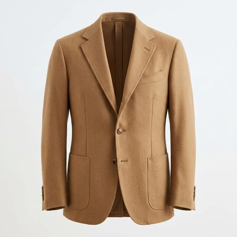 Mayfair Camel Single-Breasted Blazer