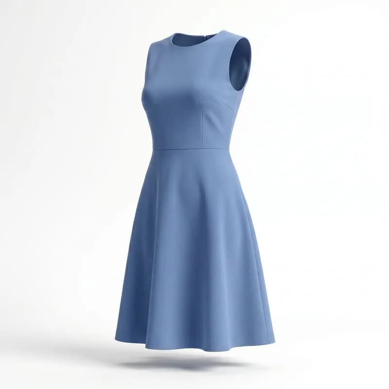 Digital A-Line Dress Pattern