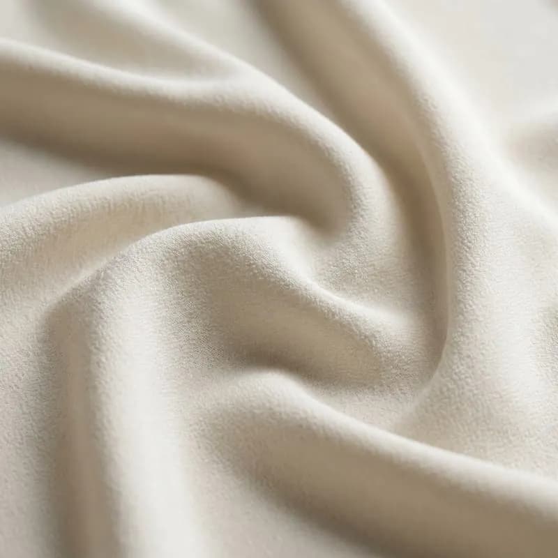 Belgravia Ivory Wool Silk Crepe